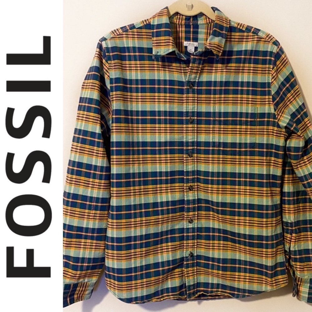 Men’s Fossil Button Down Shirt